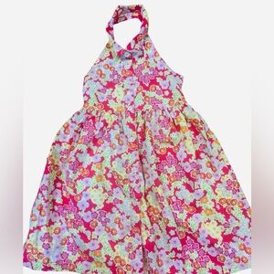 PENELOPE MACK FLORAL HALTER DRESS SIZE 5